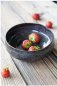 Preview: Keramik Bowl Schale handgetöpfer– braun schimmernd