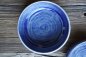 Preview: handgetöpferte Müsli Bowl Schale aus Keramik - in schattiertem Meerblau